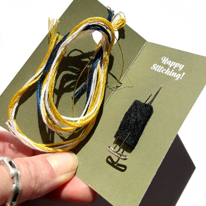 Simple and Sylvan - Wholesale Embroidery/cross-stitch supplies - Totality Solar Eclipse Illustration Embroidery Kit6