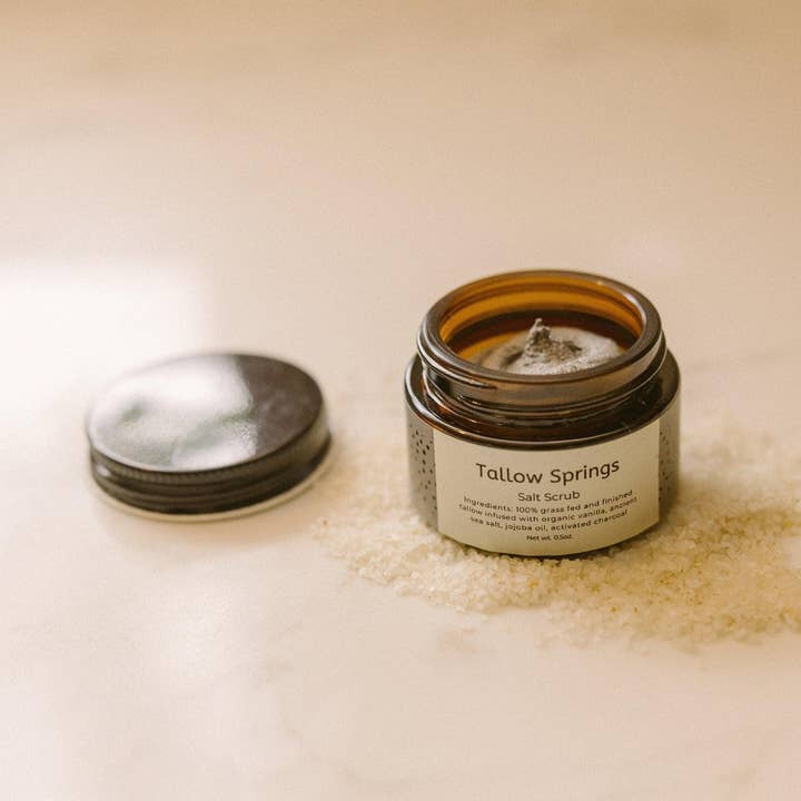 Tallow Springs - Wholesale Facial exfoliant/scrub - Tallow & Salt Face Scrub0