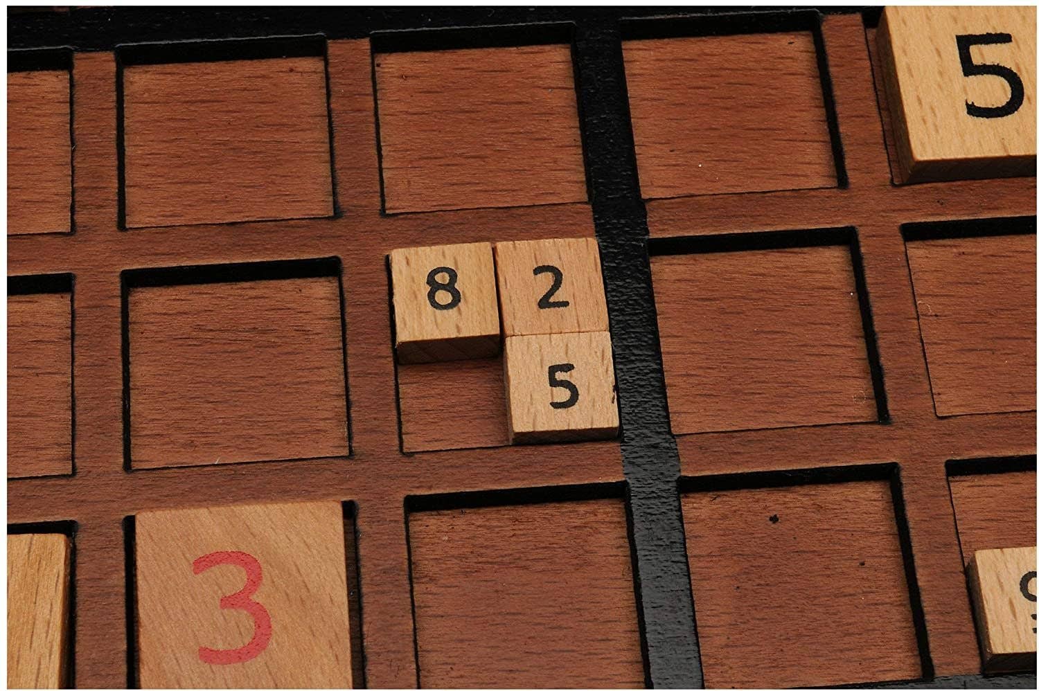 Wood Expressions - Wholesale Board Game - Wooden Sudoku Board in Walnut Stain - 11.5 in.1