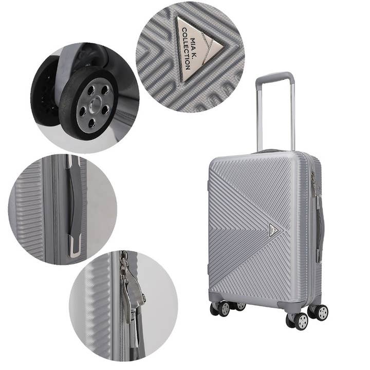 MKF Collection – wholesale Luggage – MKF Collection Felicity Luggage Set by Mia K- 4-piece set5