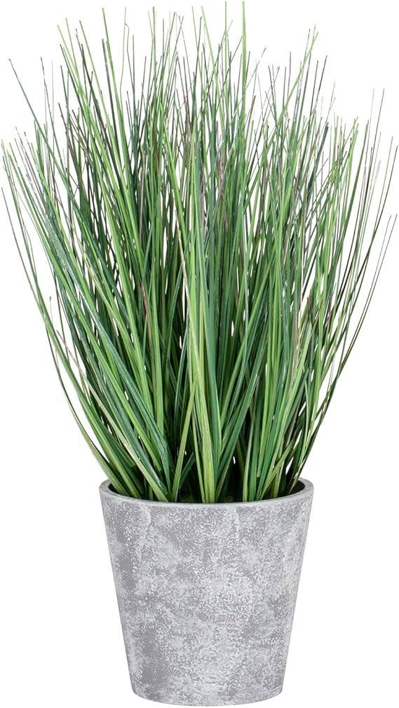 DEENZ – wholesale Artificial flowers – Onion Grass in Pot Artificial Plant Indoor0
