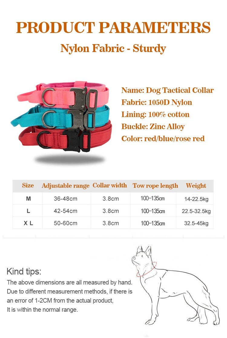 VIGOR - Wholesale Pet Collar - Dog - High Quality Heavy Duty Metal Buckle Pet Collar strong Dogs9