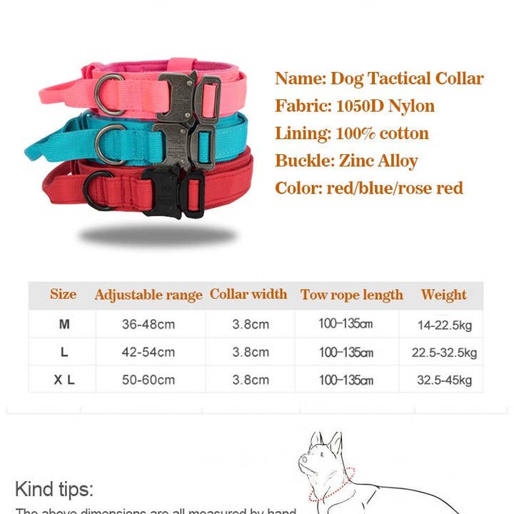 VIGOR - Wholesale Pet Collar - Dog - High Quality Heavy Duty Metal Buckle Pet Collar strong Dogs9