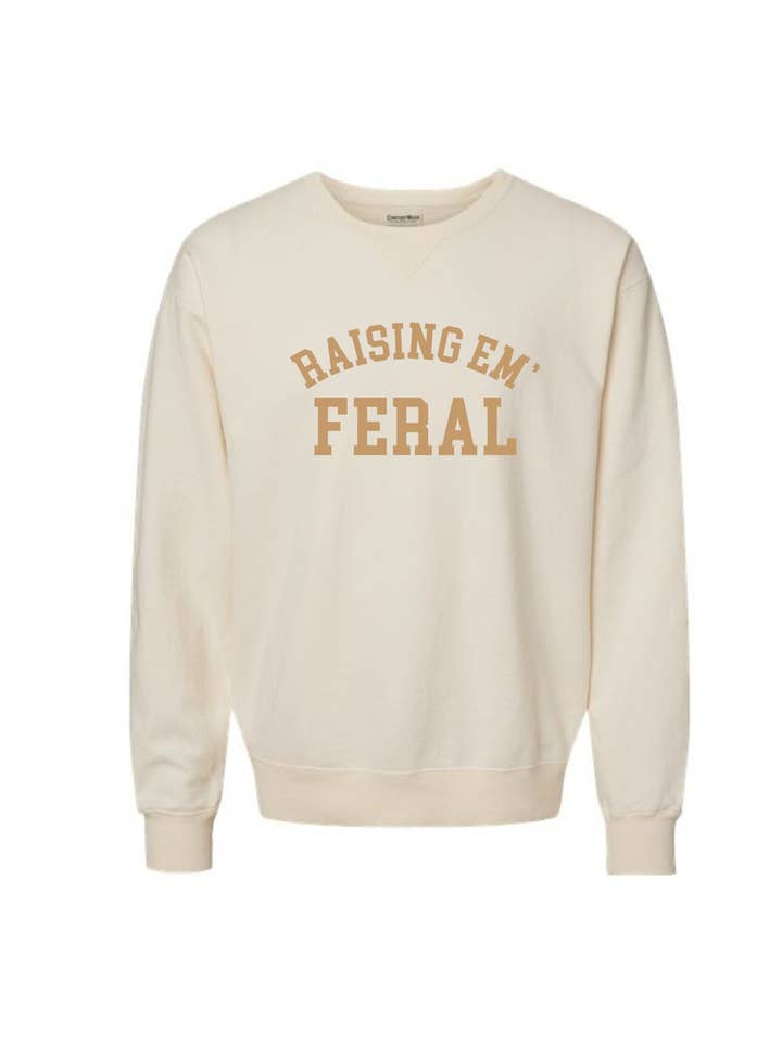 SBG Co. - Wholesale Graphic Sweatshirt - Women's - Raising Em' Feral Pullover4