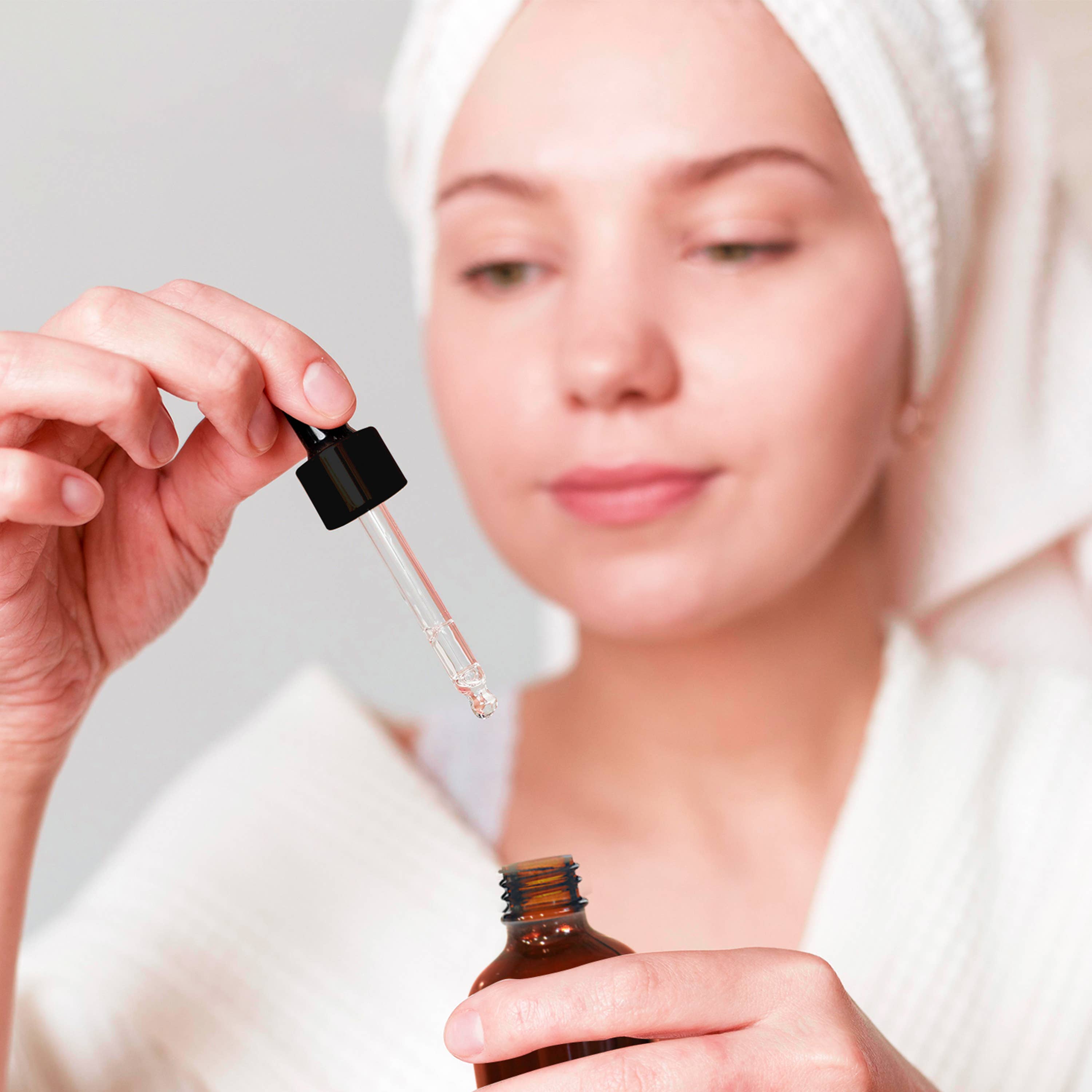 Nevlers – wholesale Travel container – Amber Glass Dropper Bottles - 2 oz. (Pack of 48)2