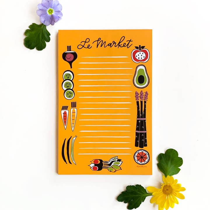 Market Notepad for wholesale by Jack & Joie