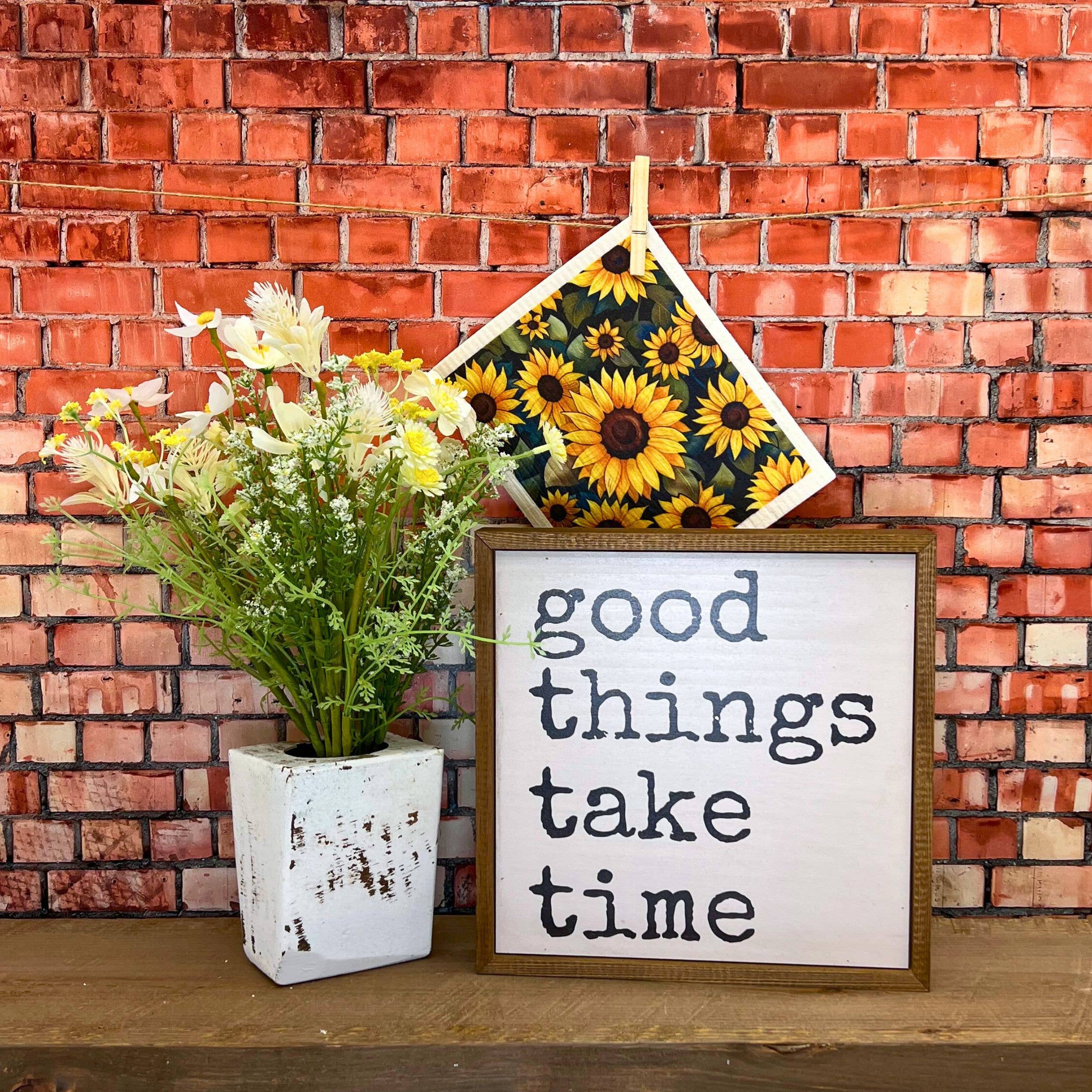 Driftless Studios - Wholesale Dishcloth - Summer Sunflower Fields Swedish Dishcloths - Home Decor2