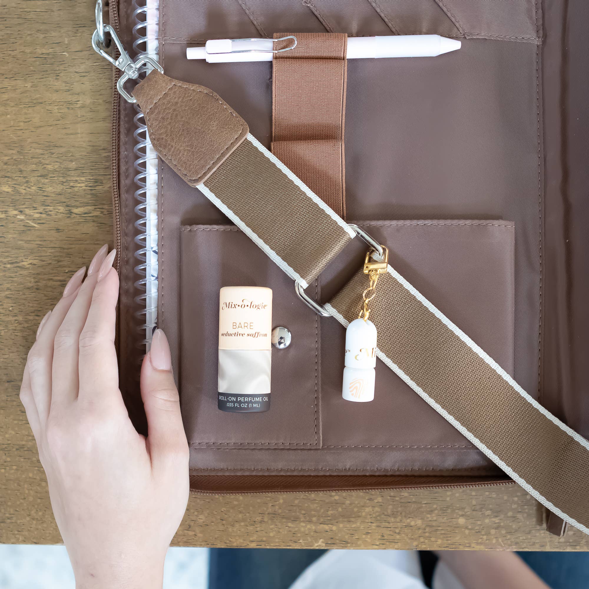 Mixologie - Wholesale Roll-On Fragrance - Bare (seductive saffron) | Keychain Mini Roll-On Perfume2