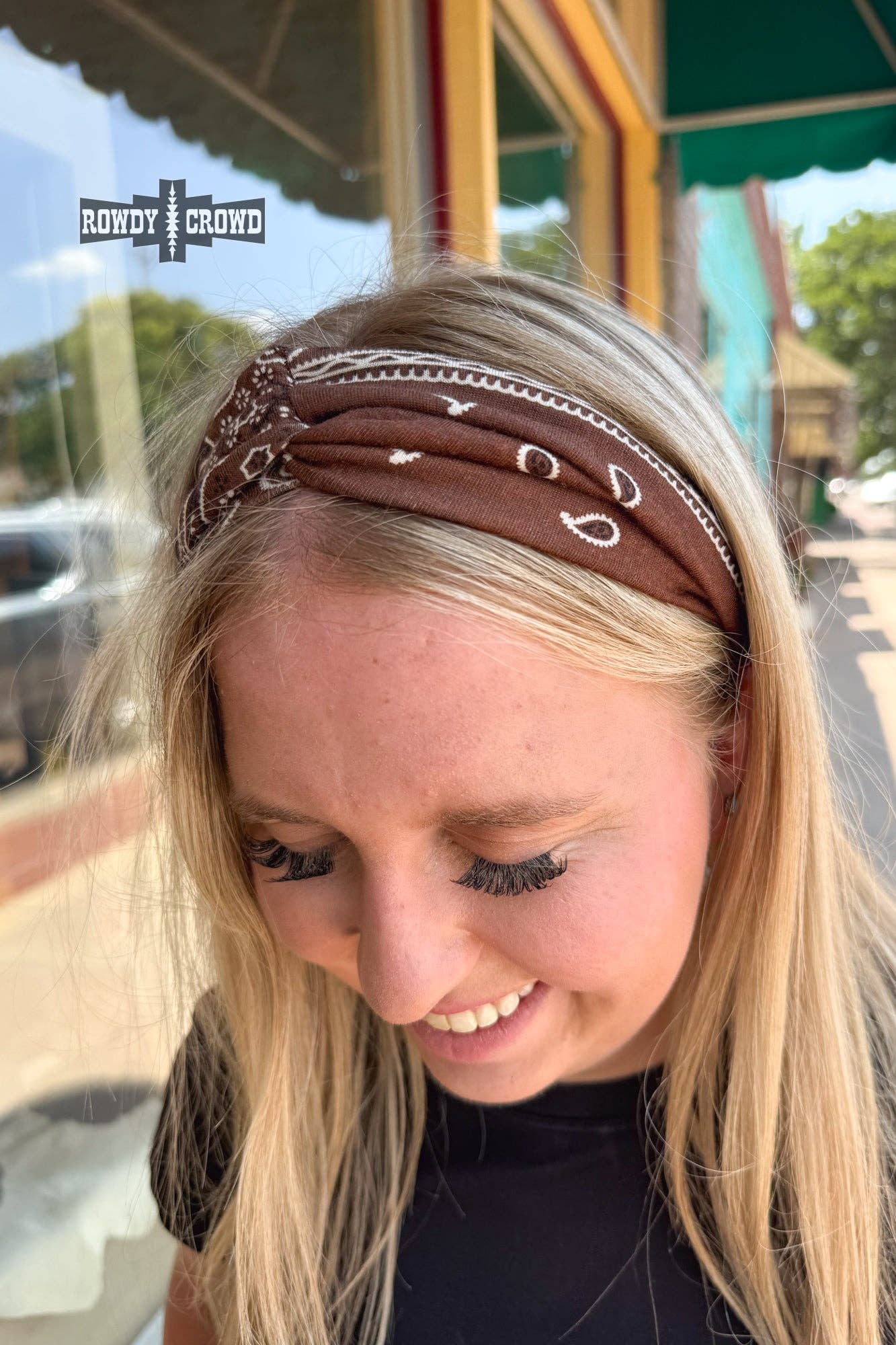 Rowdy Crowd Clothing - Wholesale Fashion Headband - Women's - Bandit Bandana Headbands10