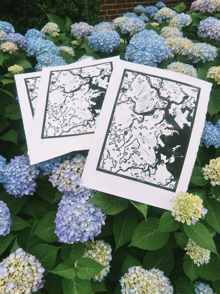 Custom Map Print for wholesale by Been Printing Co.