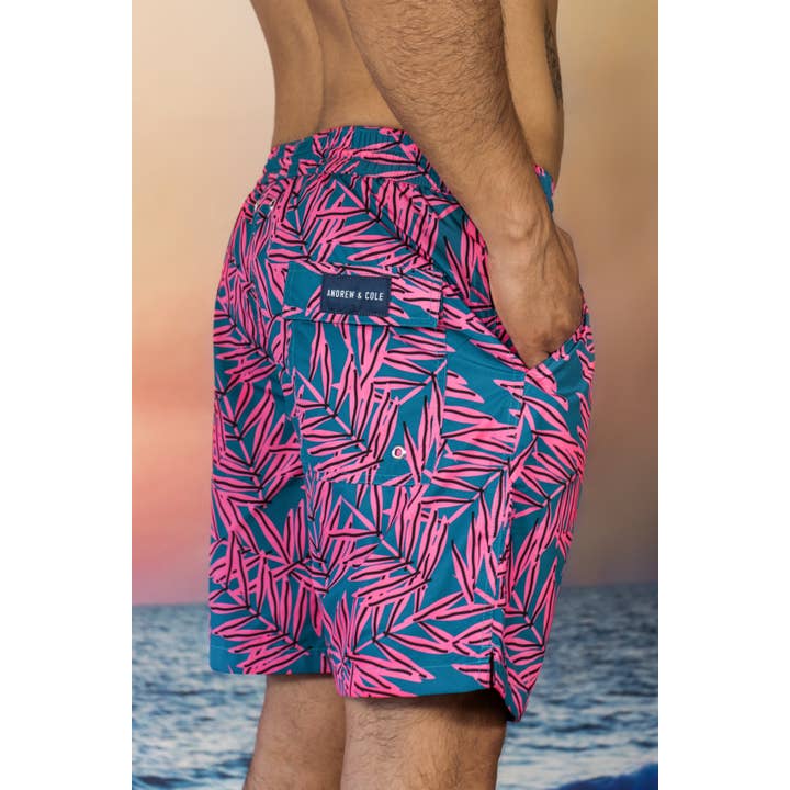 ANDRREW & COLE - Vente Short de bain – homme - SHORT DE BAIN PALMIER2