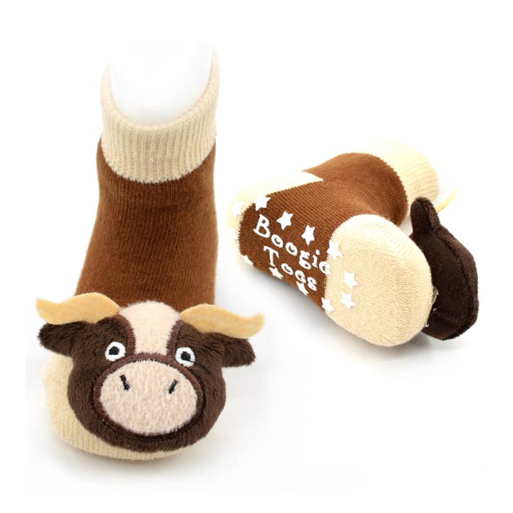 Baby Bull Boogie Toes Rattle Socks for wholesale by Boogie Toes