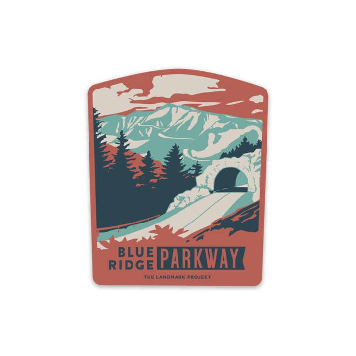 The Landmark Project - Vente Autocollant - Autocollant promenade Blue Ridge1