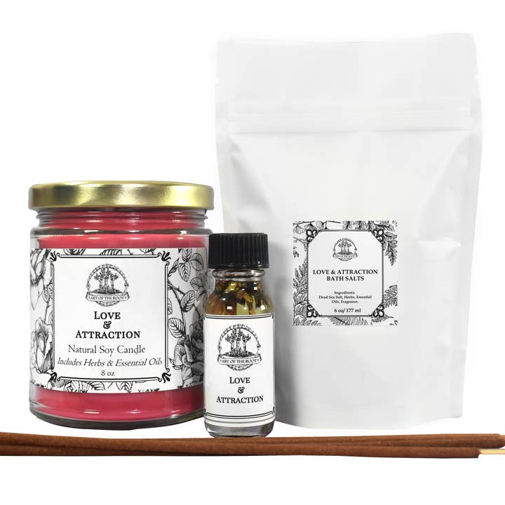Love & Attraction Spell Kit for wholesale by Art of the Root