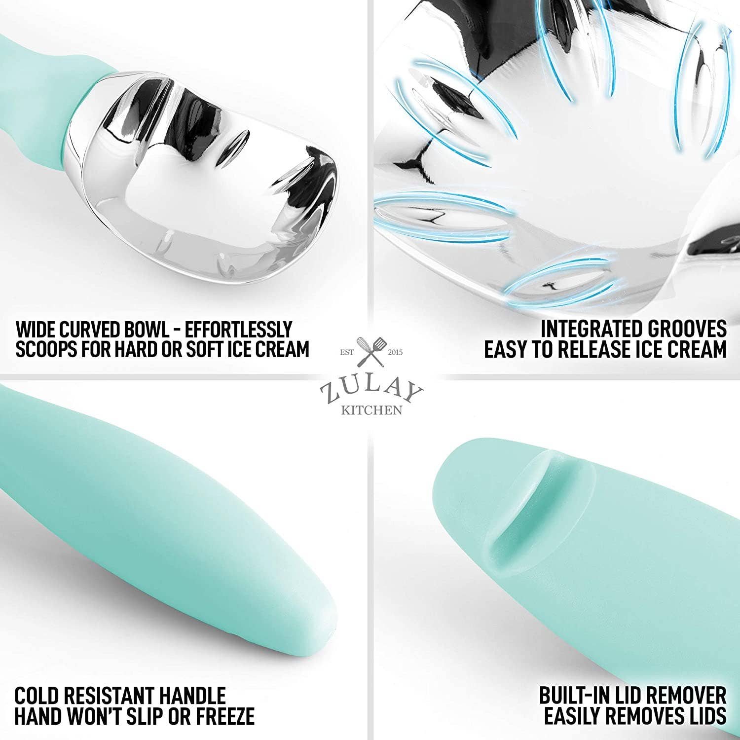 Zulay Kitchen – Großhandel Eisportionierer – Eisportionierer mit Soft-Easy-Griff und Deckelöffner16