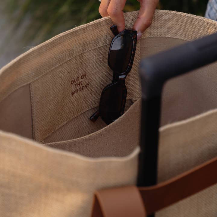 Out of the Woods® by KeepCool Bags - Wholesale Tote Bag - Women's - Jute T-Strap Tote, Weekender Travel Bag - SMALL CASE PACKS2
