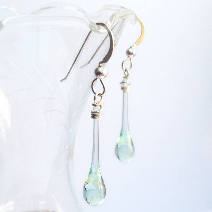 Sundrop Jewelry - Wholesale Dangle Earrings - Birthstone Colored Glass Teardrop Earrings3