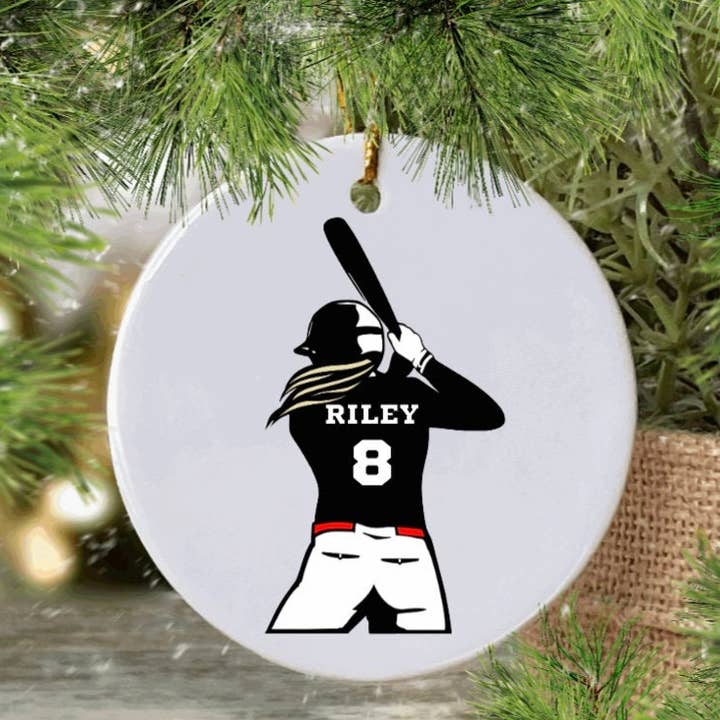 Adorno de softball personalizado para venta al por mayor de Kelabels