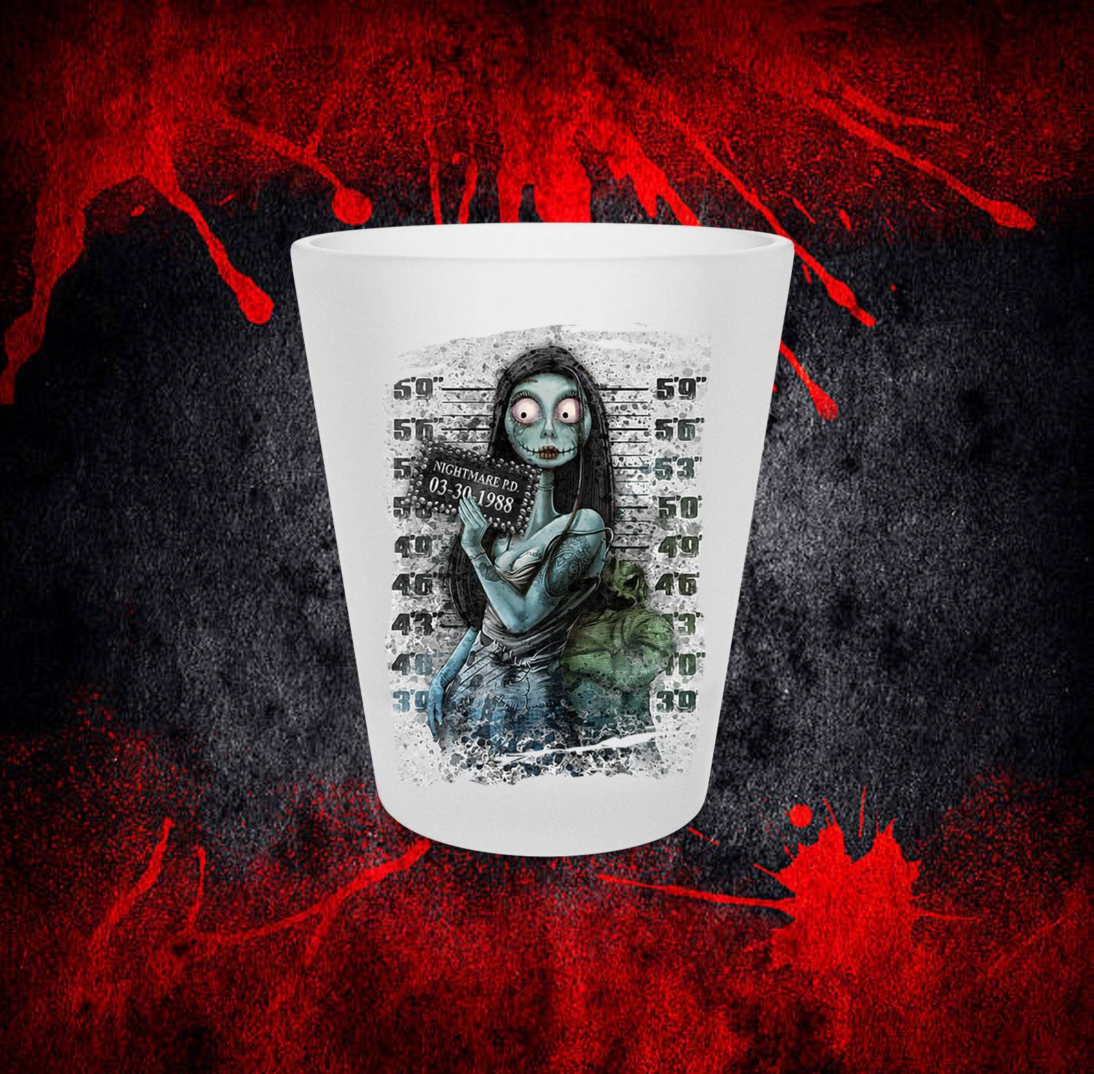 Mommas Craft Workshop - Wholesale Shot Glass - Nightmare Before Christmas Character Inspired Shot Glasses4