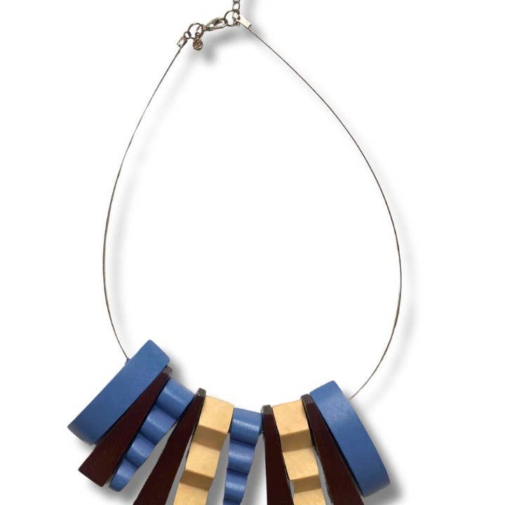 Bijondo - Venta al por mayor Gargantilla ancha - Collar corto artesanal de madera Toy