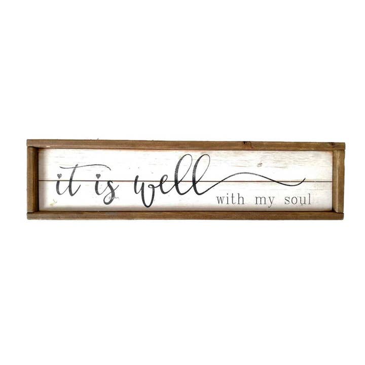 Paris Loft Inc - Wholesale Sign - Wood Framed Wall Sign Decor with Quotes-Soul1