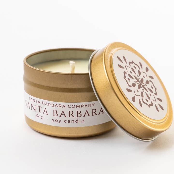 Santa Barbara Travel Candle for wholesale by Santa Barbara Company