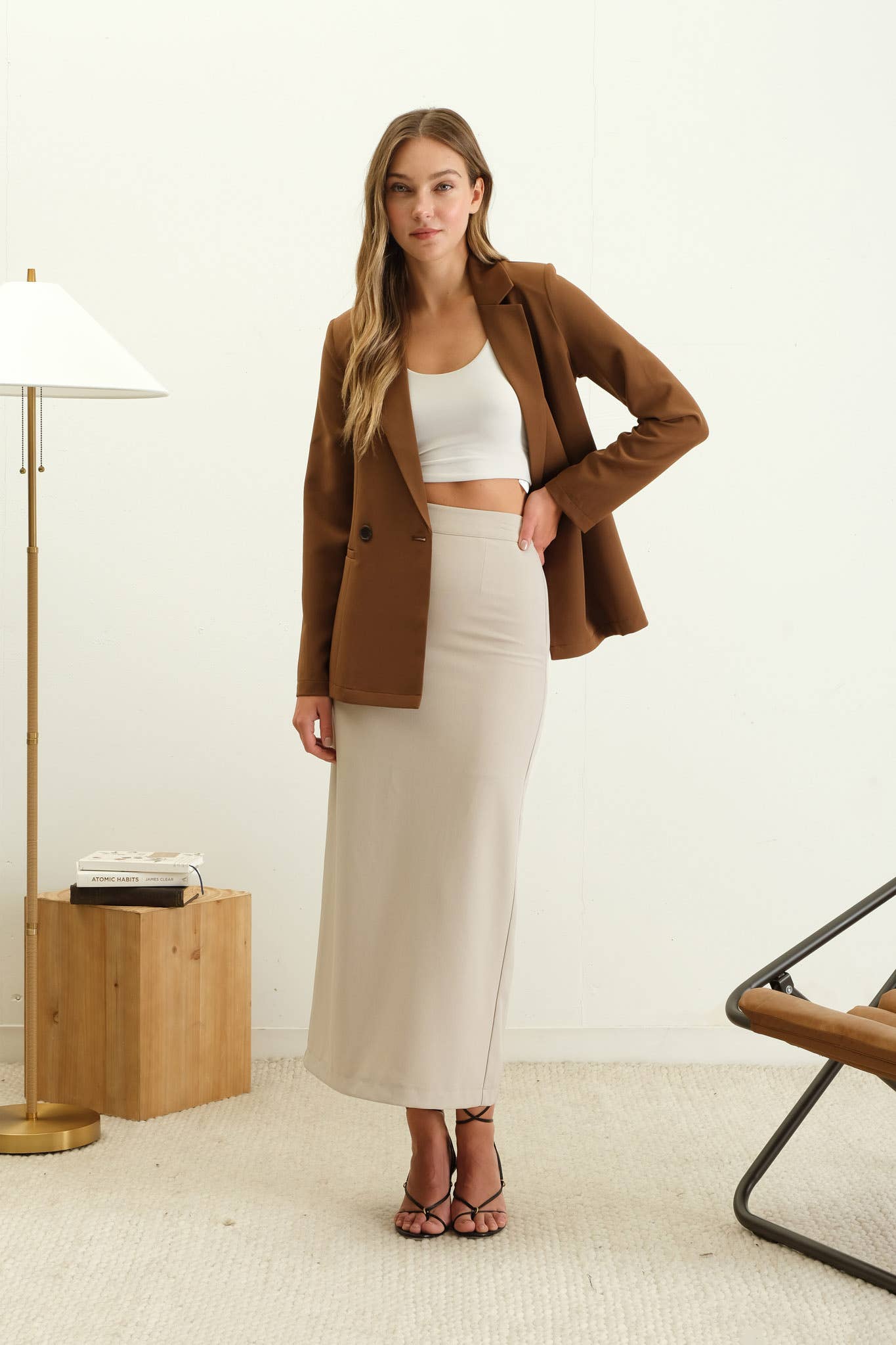 The Workshop Studio - Wholesale Jas - Dames - STEVIGE JAS MET DUBBELE RIJ KNOPEN11