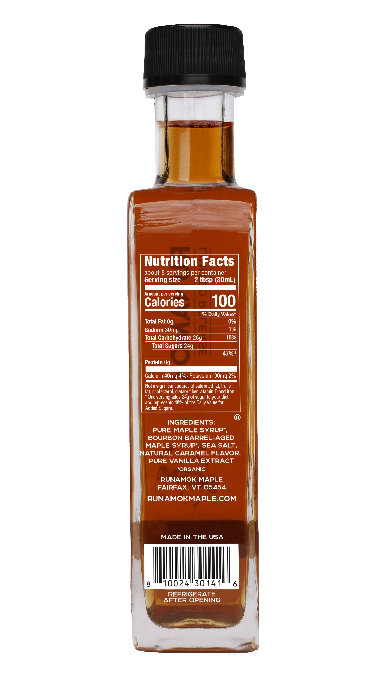 Runamok - Wholesale Maple Syrup - Salted Caramel Infused Maple Syrup 250ml6
