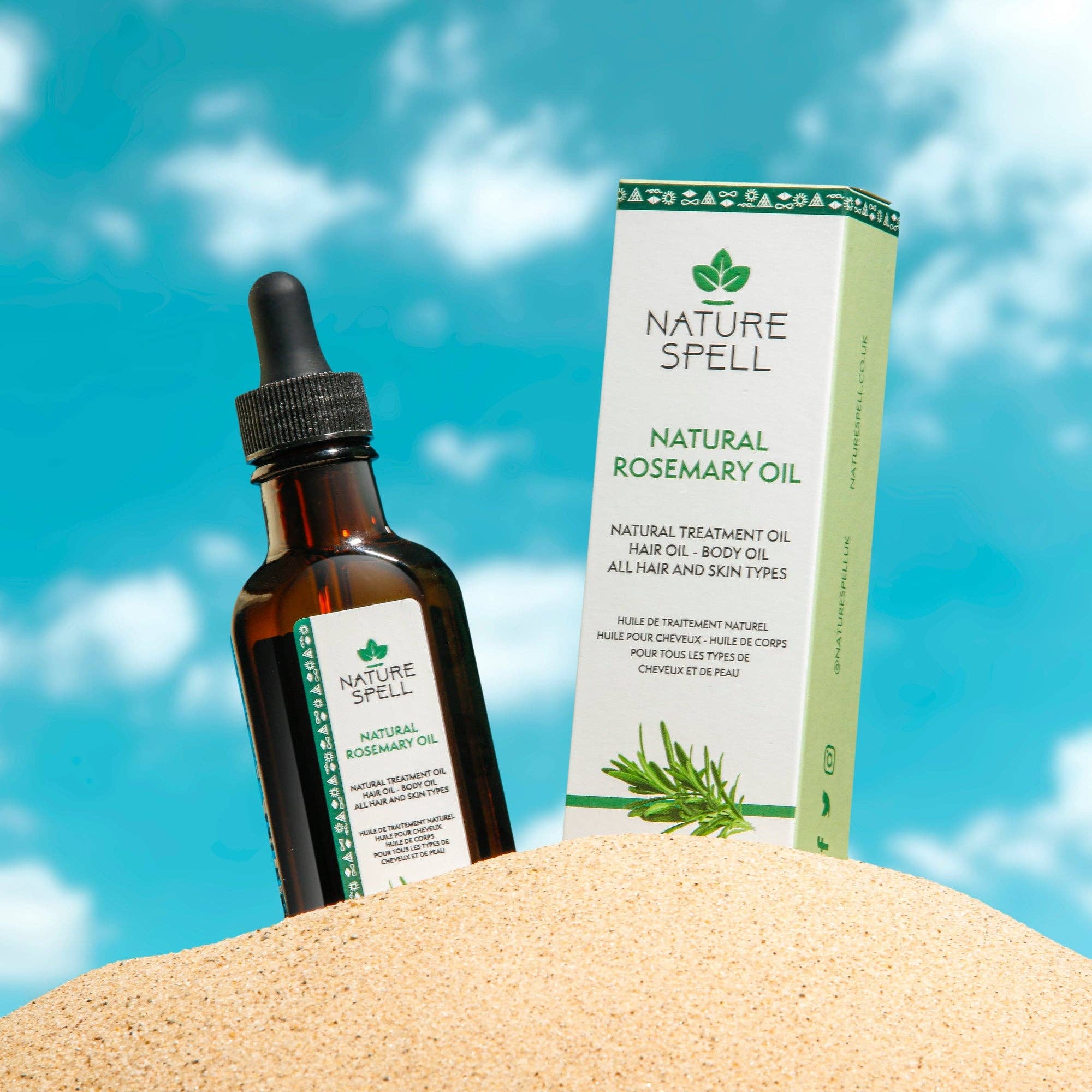 Nature Spell - Wholesale Hair Oil - Nature Spell Travel Size Rosemary Oil for Hair 50ml7