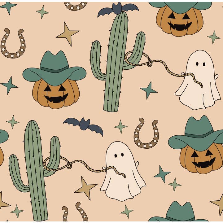 Pyjama à manches longues Wild West Halloween pour la vente par Baby Bean & Co.