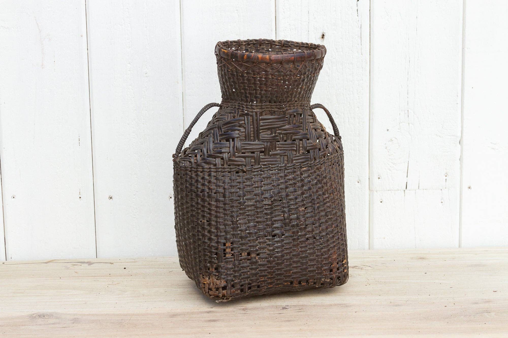 De-cor - Vente Paniers - Corbeille à poisson en rotin thaïlandais antique4