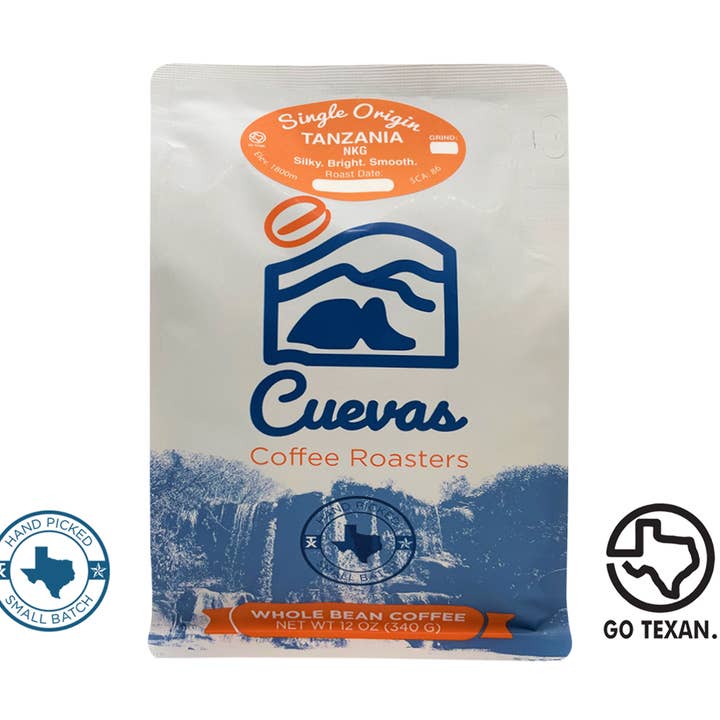 12 oz. Tanzania Single Origin for wholesale by Cuevas Coffee Roasters