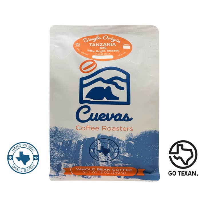 12 oz. Tanzania Single Origin for wholesale by Cuevas Coffee Roasters