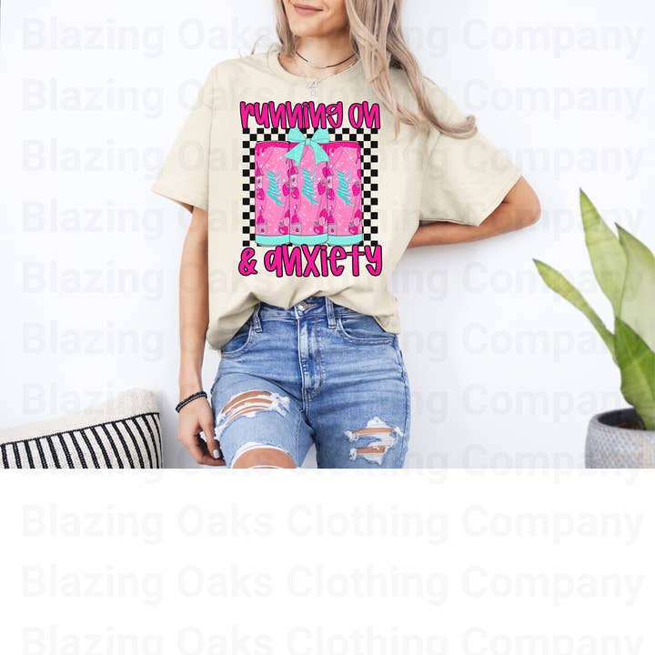 T-shirt à manches courtes Pink Slush Alani & Anxiety pour la vente par Blazing Oaks Clothing Company