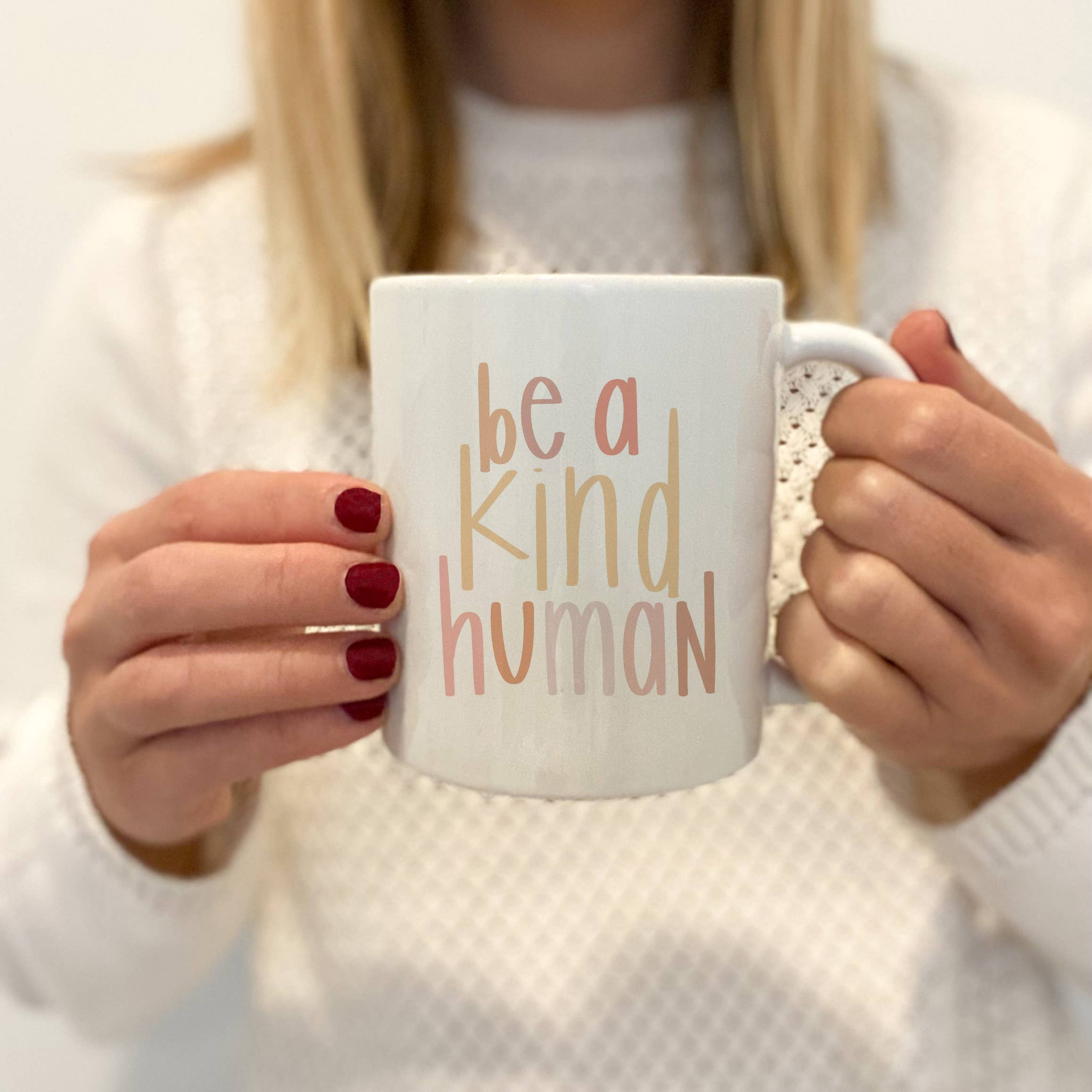 swaygirls - Wholesale Coffee Mug - Be a kind human coffee mug | Kindness mug | Be kind mug