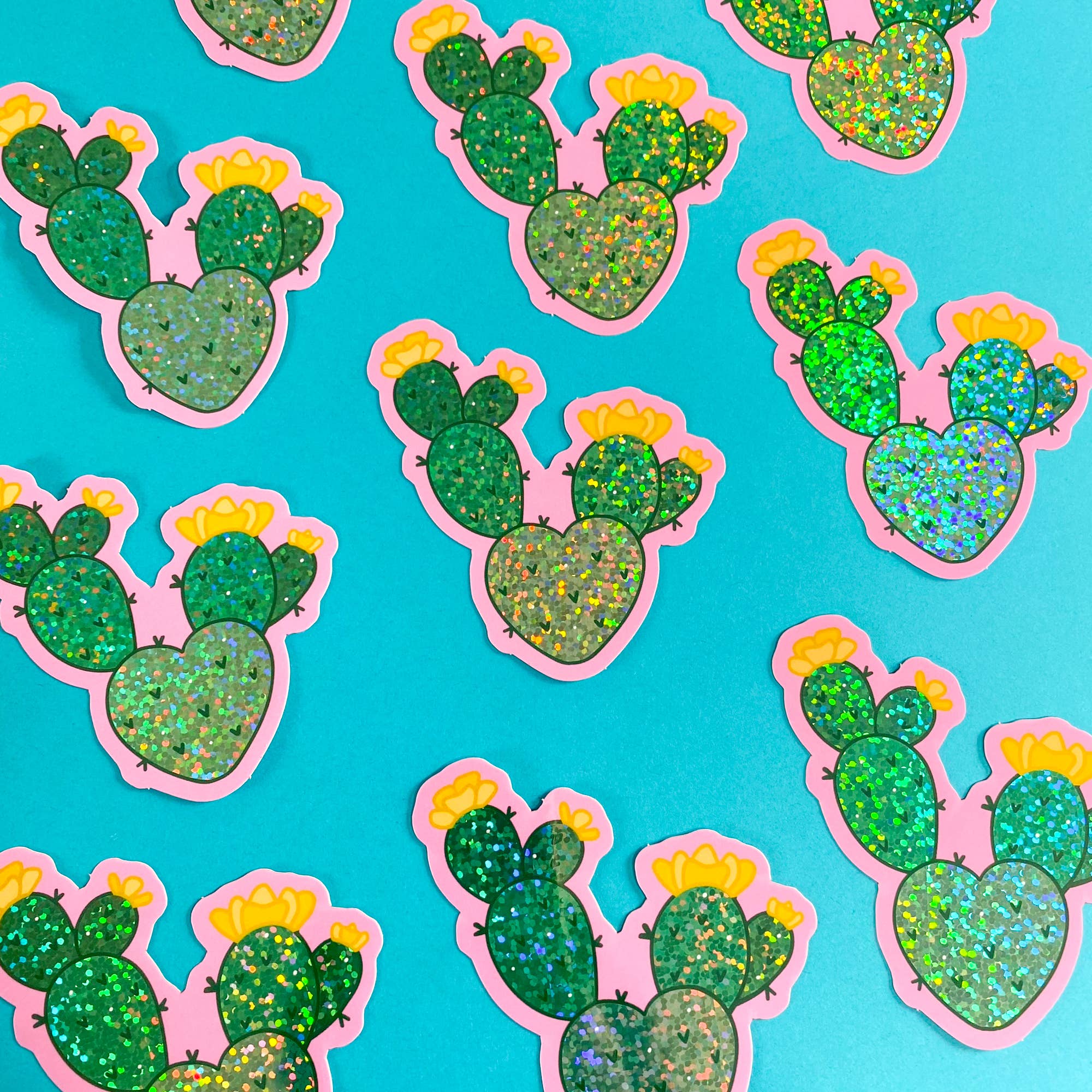 Chelzart - Wholesale Sticker - Prickly Pear Sticker | Cactus Accessories | Cactus Gifts1
