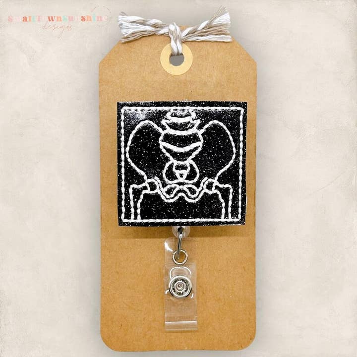 The SmallTownSunshine Company - Wholesale Badge Accessory - Women's - Pelvic X- Ray Badge Reel