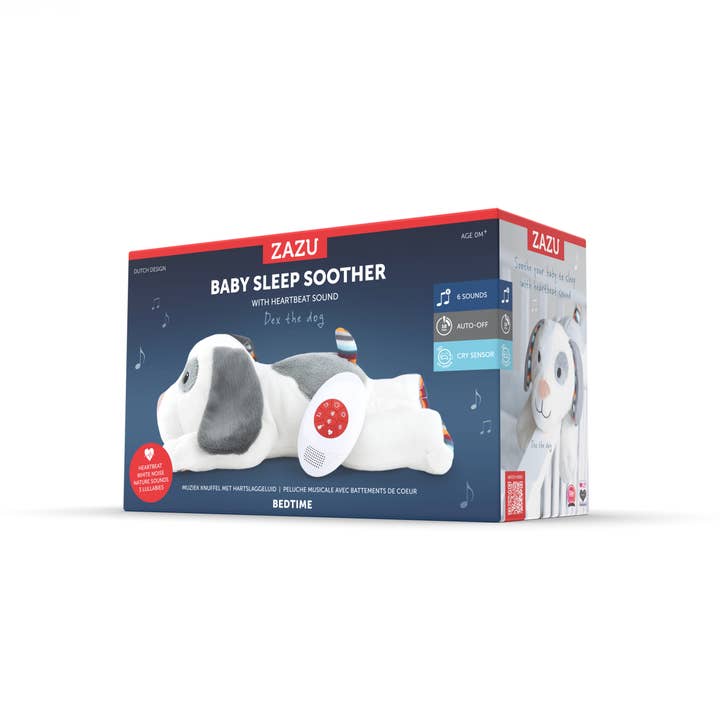 ZAZU - Venta al por mayor Peluche - Niños y bebés - Dex el perro de peluche con sonido de latido del corazón8