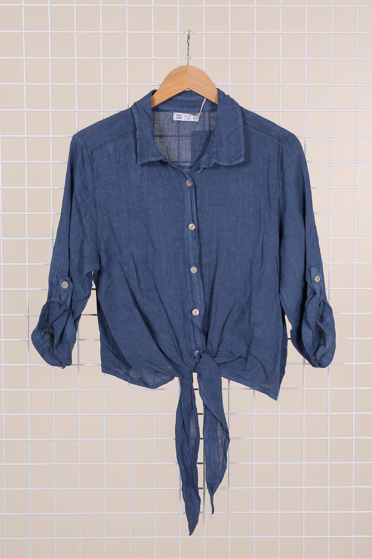 LINEN & COTTON HOUSE - Wholesale Button Down Shirt - Women's - 6228 100% LINEN SHIRT 16
