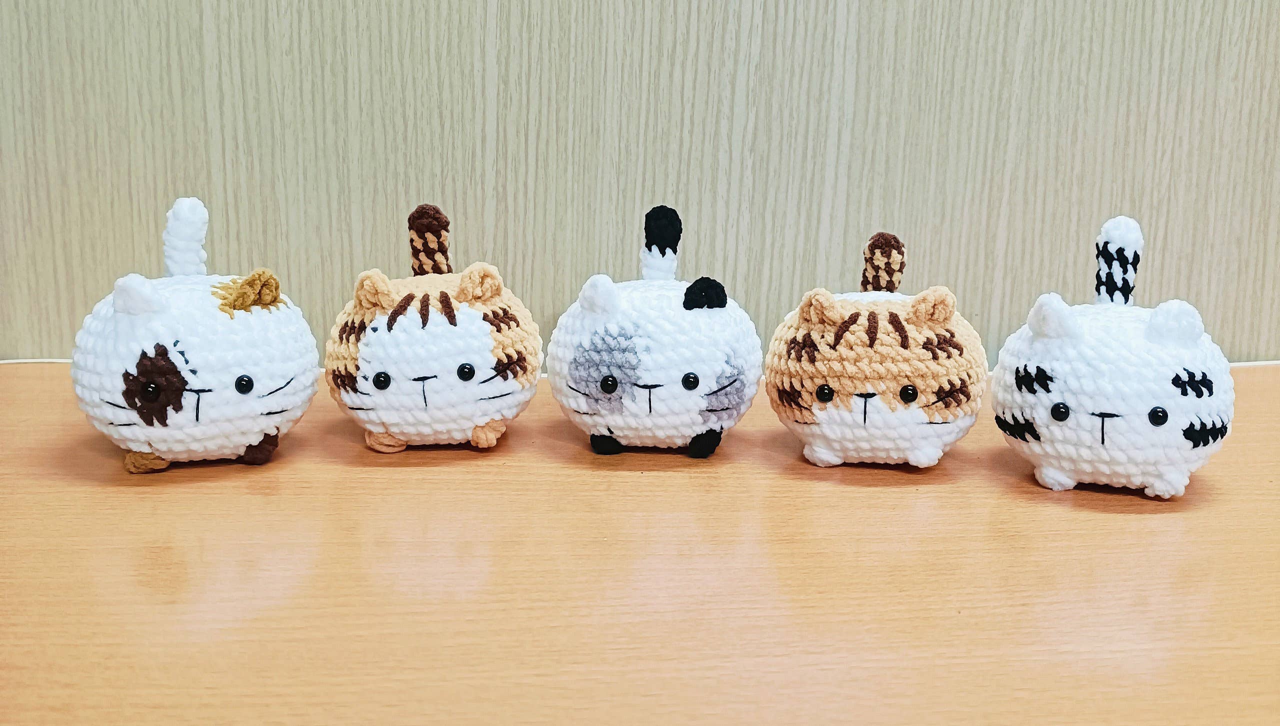 Anh2 LTD - Wholesale Stuffed/Plush Toy - Kids & Baby - Tiny Crochet Cat, Amigurumi Loaf Cat,Handmade Stuffed Animal4