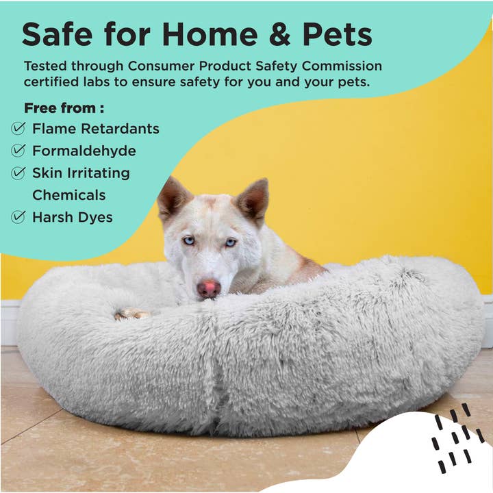 Pet Palette Distribution - Wholesale Pet Bed - Dog - Best Friends by Sheri Donut Shag Frost 30x304