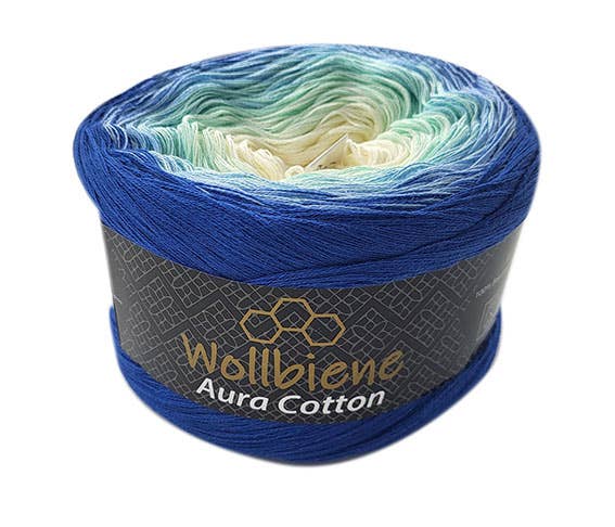 Wollbiene - Wholesale Yarn - Wool Bee Aura Cotton Bobble 200g Gradient 100% Cotton8