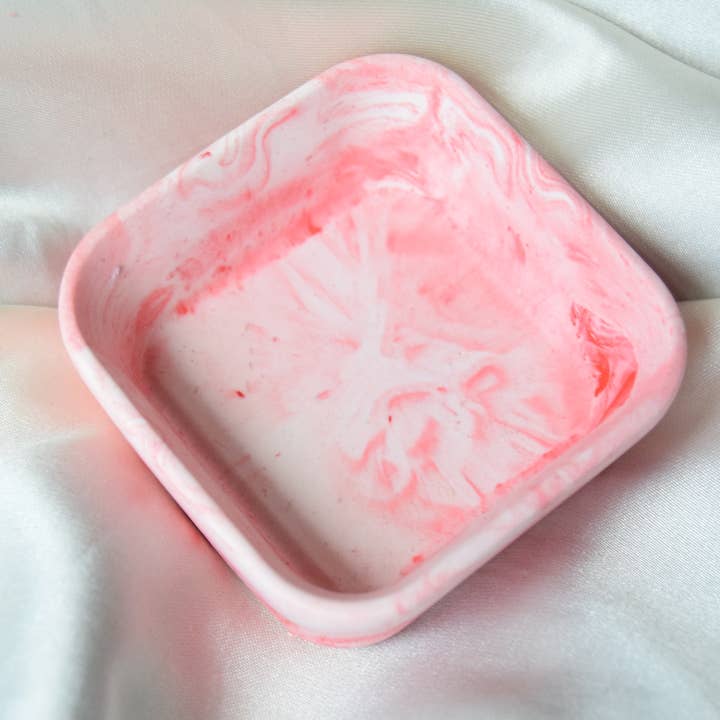 Suki Jesmonite Ring Fad - Square for engroshandel hos Fox and Bunny Rise