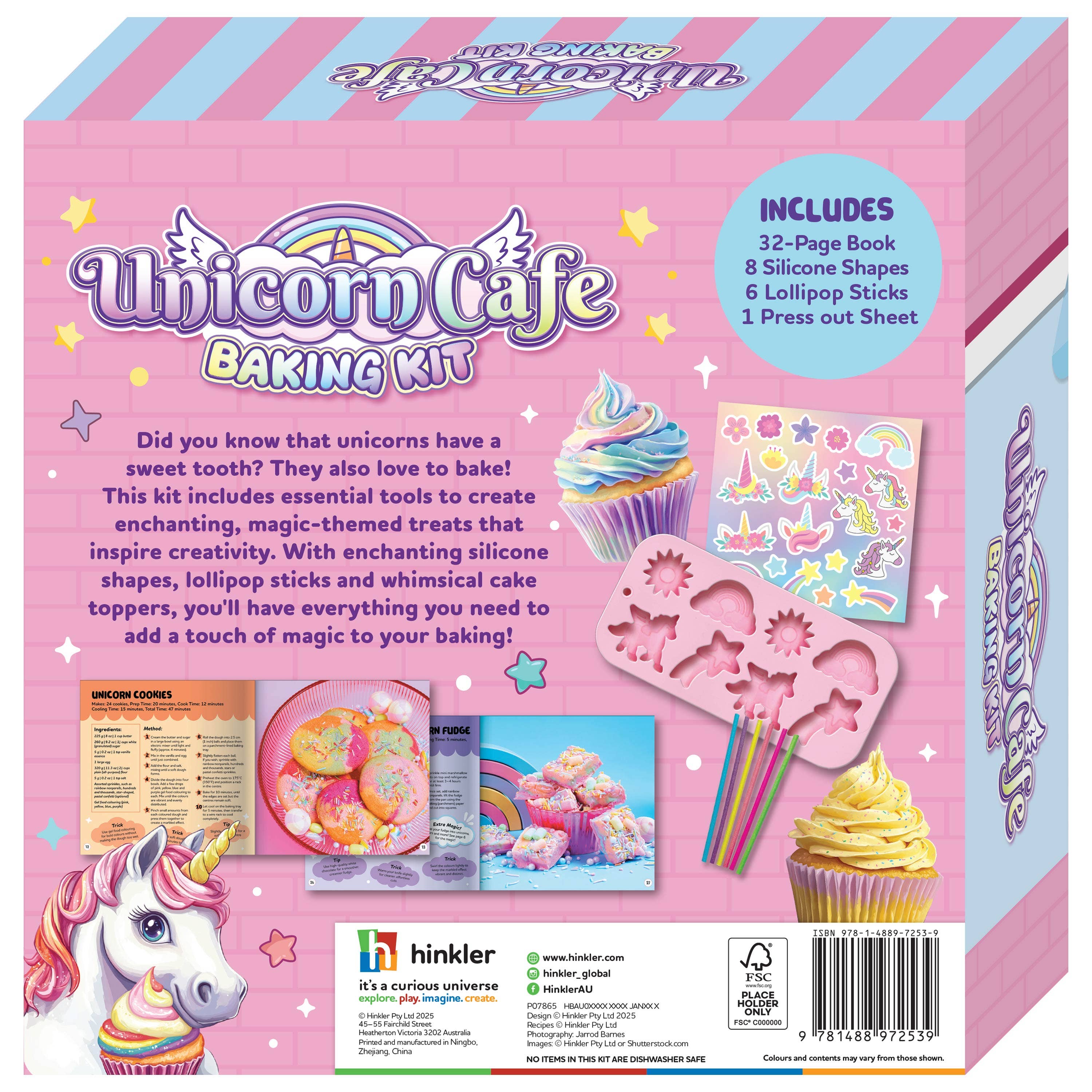 Hinkler Australia – wholesale DIY food kit – Unicorn Baking Kit7