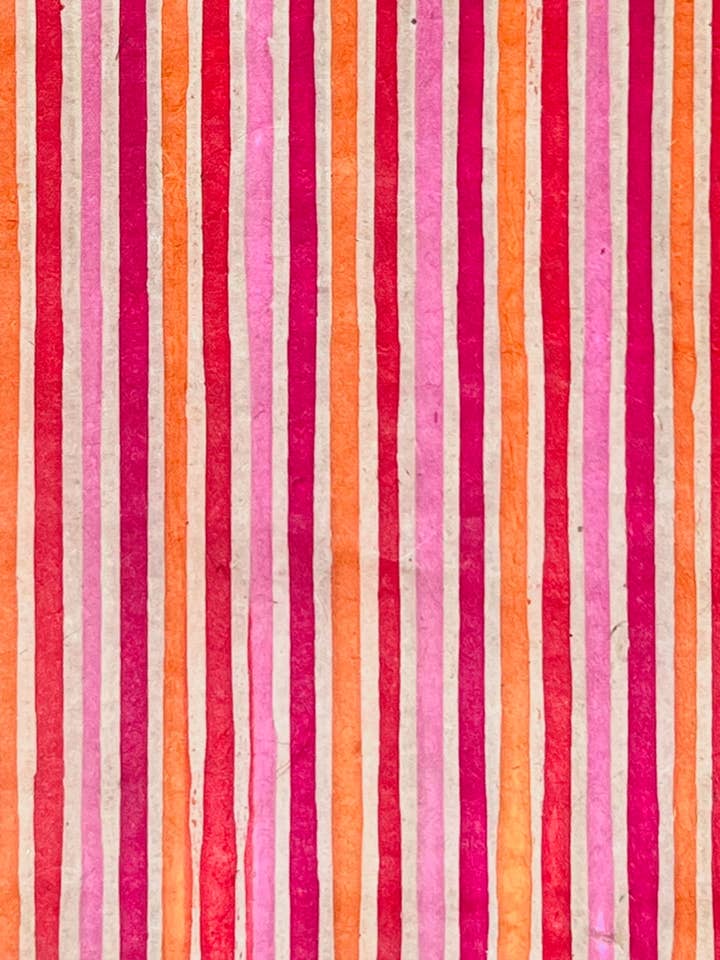 Batik multi stripes, pinks for wholesale by Giftsland