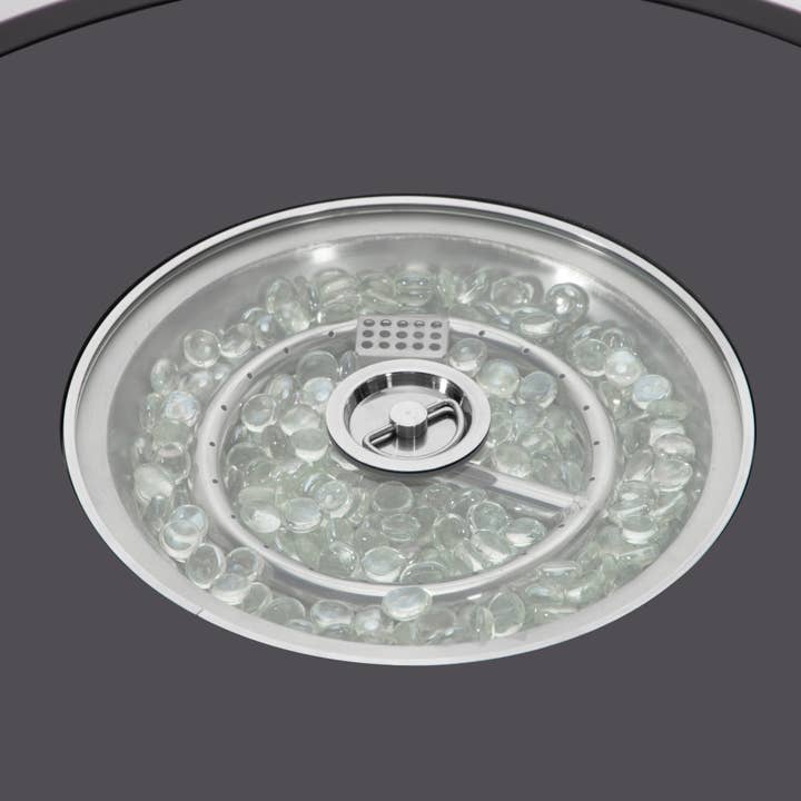 LeisureMod - Wholesale Fire Pit - Walbrooke Aluminum Propane Round Outdoor Fire Pit Table2