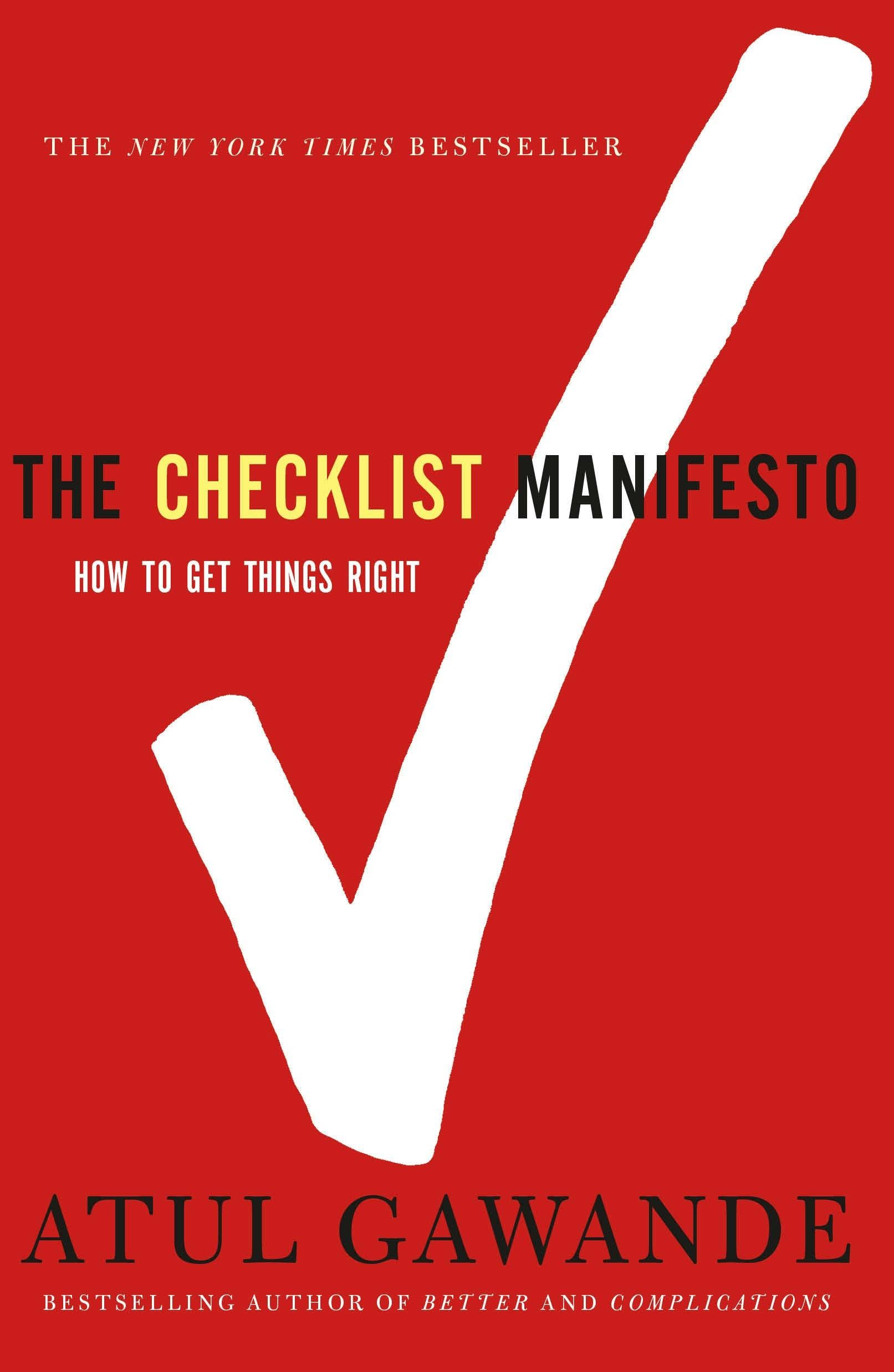 Macmillan Publishers - Wholesale Self-Help & Personal Development - Checklist Manifesto: How To Get Things Right0