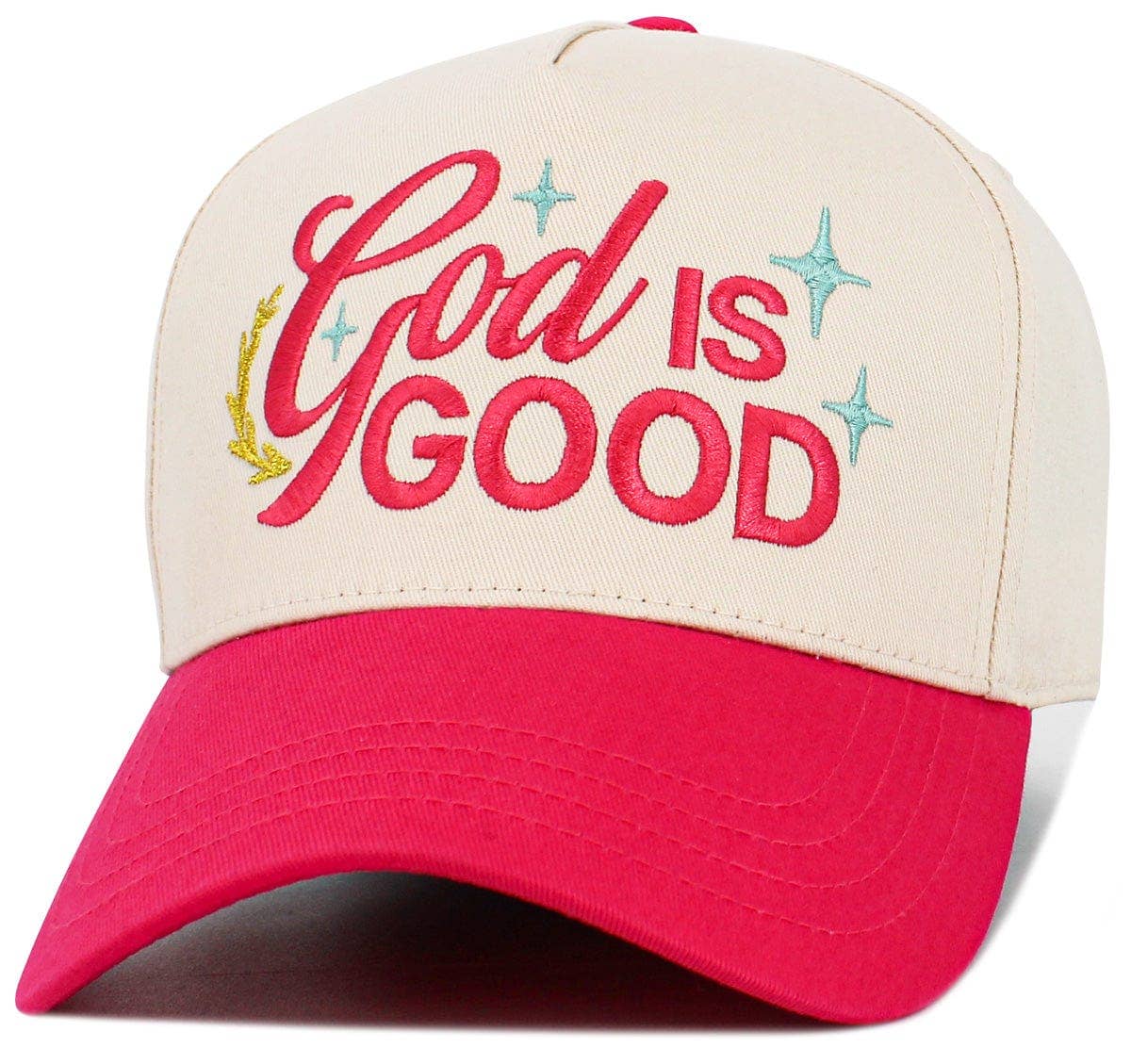 MiMi Wholesale - Wholesale Baseball Cap - Women's - KBV1631 God is Good Five Panel Baseball Cap0