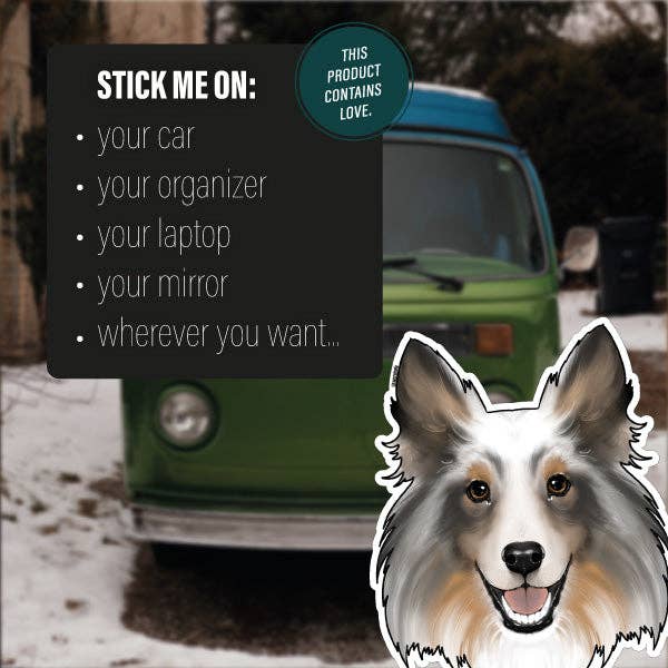 SACRAMELA - Wholesale Sticker - SHETLAND SHEEPDOG BLUE MERLE4