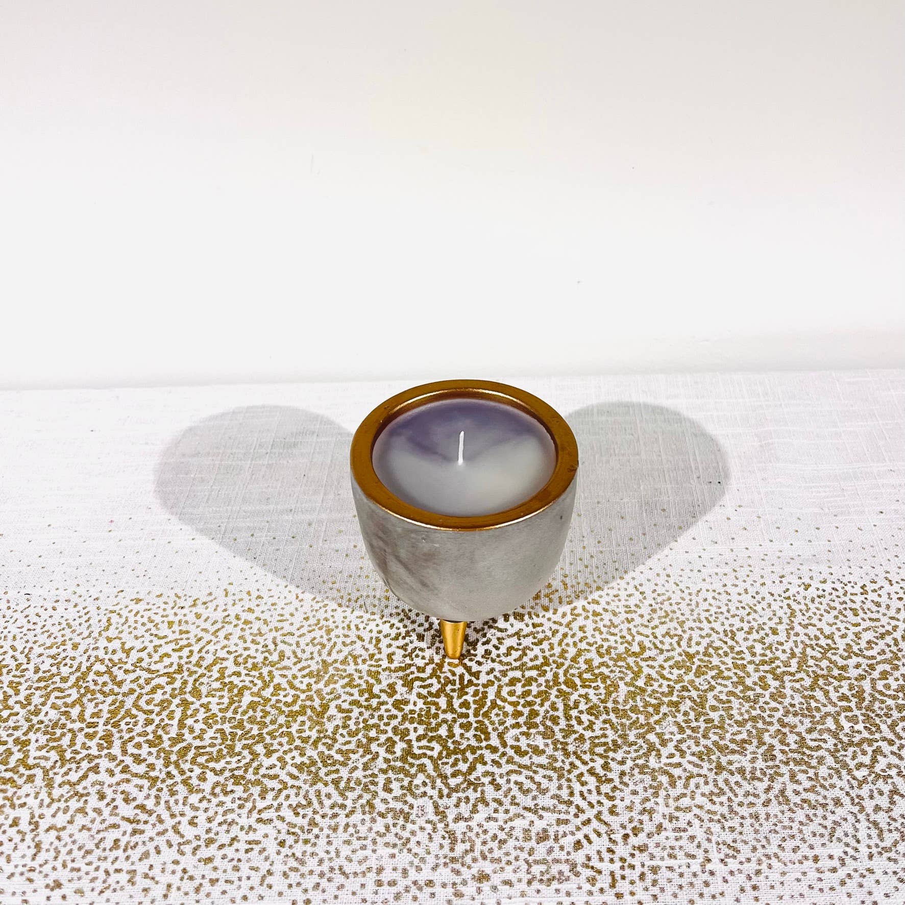 .AVPV. Studio - Wholesale Jar/Filled Candle - Concrete Copper Candle / Flowerpot7